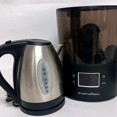 “Breathe Easy” Humidifier & “Hamilton Beach” Kettle