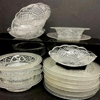 Cape Cod Clear Bowls, Plates and More