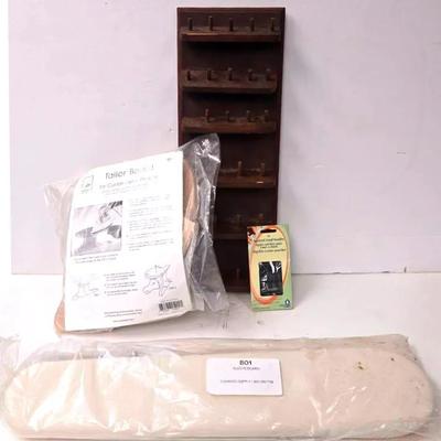 Wooden Thread Holder, Tailor Board, and Sleeve Boards 
