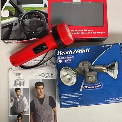 Boxed Motion Sensor Light and More