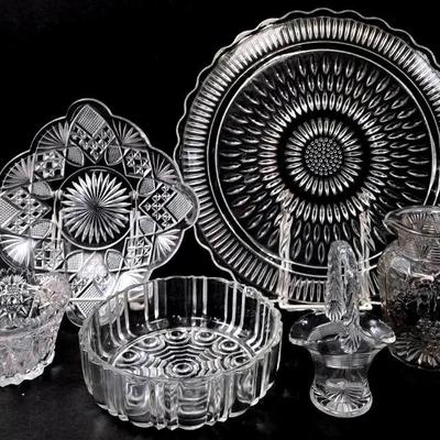Cake Plate, Candy Dish, and More Glassware