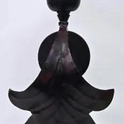 Rustic Metal and Glass Wall Sconce