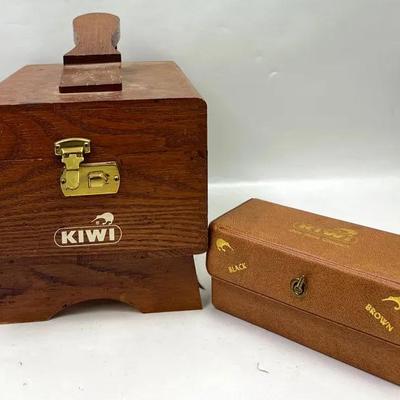 Vintage “Kiwi” Shoe Shine Box & Compact