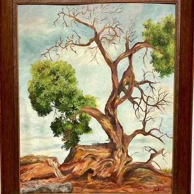 Gnarled Tree Oil Paint 