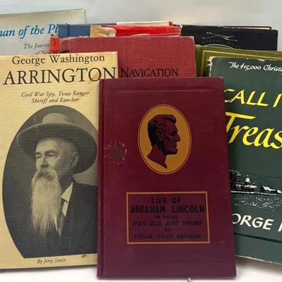 “Life Of Abe. Lincoln” & Vintage Educational Books
