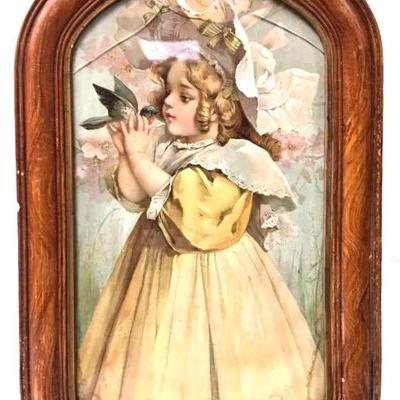 'The Little Captive' Framed Print