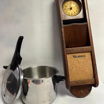 “Presto” Pressure Pot and “It Designs in Time” Clock