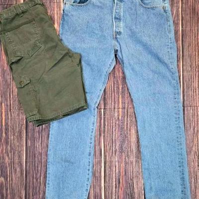 "Carhartt" Shorts and "Levi Strauss" Jeans Size 40W 34L