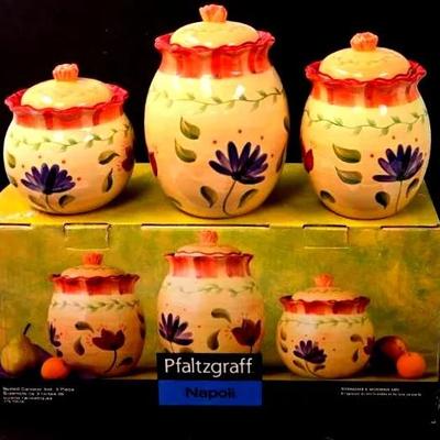 "Pfaltzgraff" Napoli Collection Canister Set