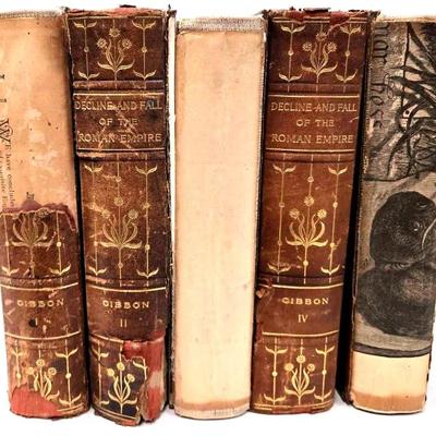"Decline and Fall of the Roman Empire" Volumes 1-5