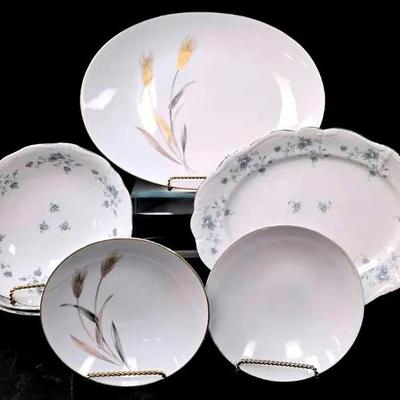 "Johann Haviland" Blue Garland & "Sango" Autumn Gold