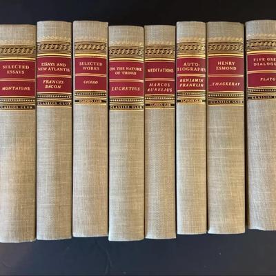 Classics Club Books – Set of 10 Featuring Plato, Cicero, Aristotle & More