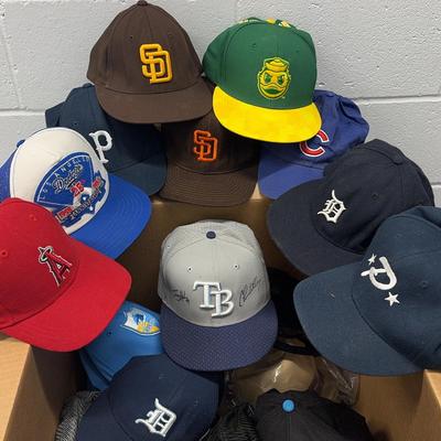 Baseball Hat Collector Lot – Padres, Angels, Dodgers & More
