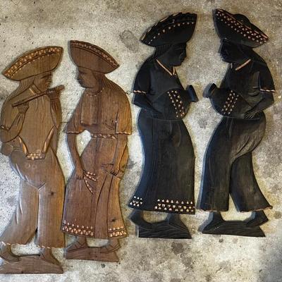 MCM Otavalo Tribe Wood Carvings From Ecuador