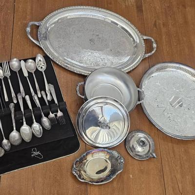 Silver Plated Dinner Table Serving Dishes 