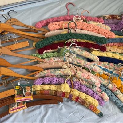 Crochet & Wooden Hangers