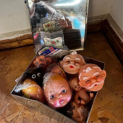 Vintage Doll Heads & Parts 