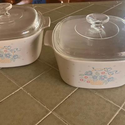 Corningware -- Country Cornflower Design
