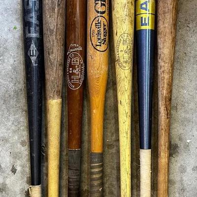 Vintage Baseball Bats - Set Of 7