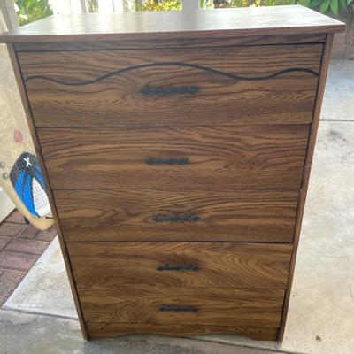 Particle Board Dresser 