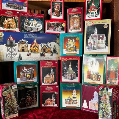 Big Lot Of Christmas Village