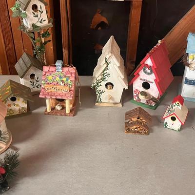 Whimsical Decorative Birdhouse Collection
