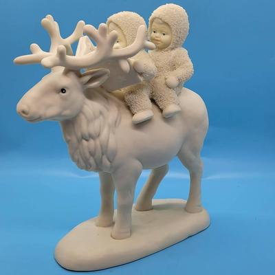 Snowbabies by Dept 56: "A Journey for Two by Caribou"