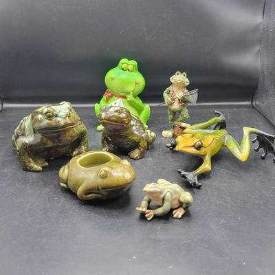 Assorted Frog Decor