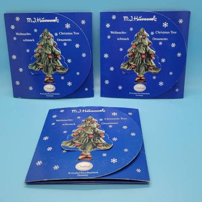 (3) Hummel Christmas Ornaments: 