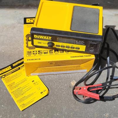 DeWalt 30 AMP Battery Charger, 3 Amp Battery Maintainer with 100 AMP Engine Start