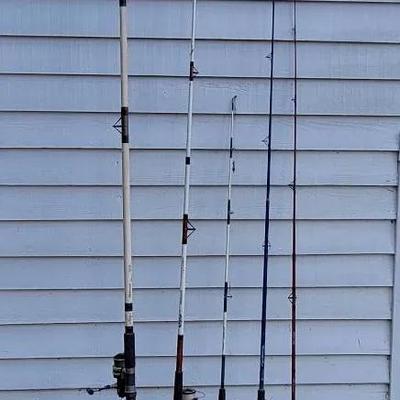 (5) Spinning Reels & Rods: