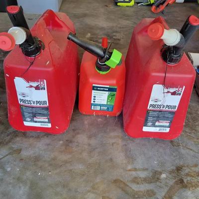 (3) Gas Cans