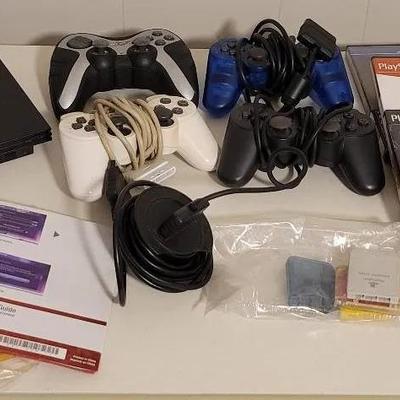 PS2 System With 4 Contollers, 2 Memory Cards, 4 Games