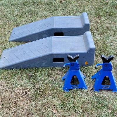 Power Torque 3 Ton Jack Stands & Rhino Ramps