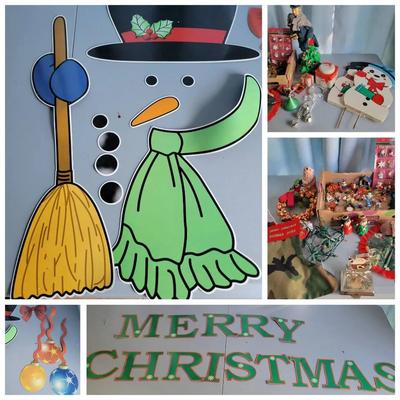 Vintage Christmas Decor: Car magnets, Mini Ornaments, Yard Stakes, Etc