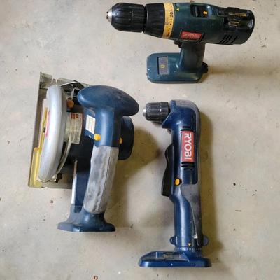 (4) 18v Cordless RYOBI Power Tools