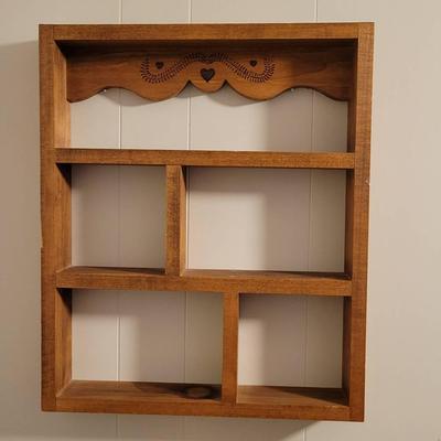 Wood Hanging Shadow Box