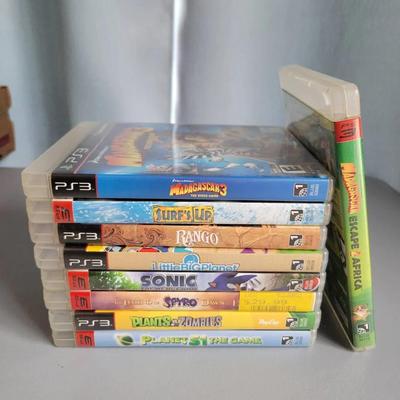 (9) PS3 Games (most with booklets)