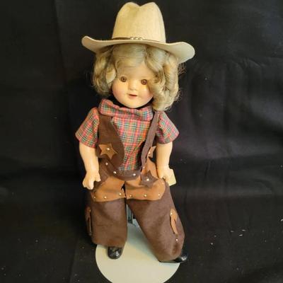 Shirley Temple With Glass Eyes-Signed