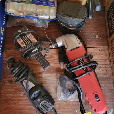 (3) Small Power Tools: Dremel, Hypertough Saw, Handi Heat