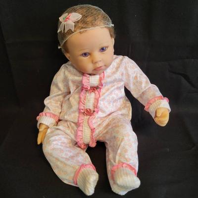 20" Linda Murray Like like Baby Doll- Cloth body (battery Operated)