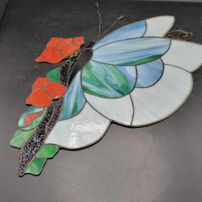 Stained Glass Hanging Butterfly