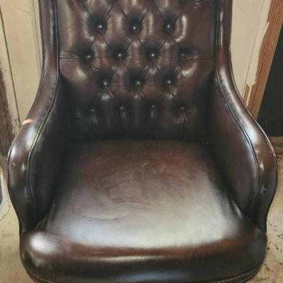 Adjustable Leather Office Chair