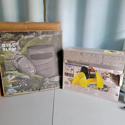 Disc Slam & Smithsonian Rock Tumbler