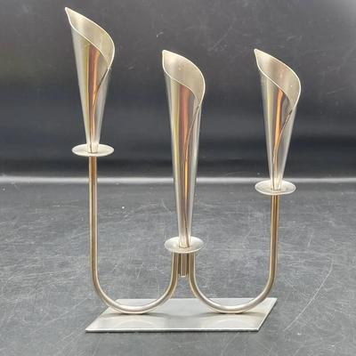 MCM Hans Jensen Calalily Candlesticks