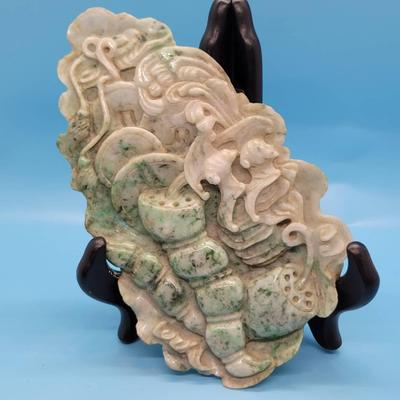 Carved Jadeite/Jade Sculpture
