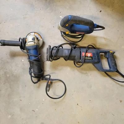(3) RYOBI Corded Power Tools