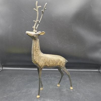 Etched Brass Deer 