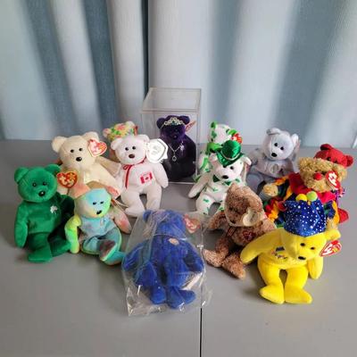 Beanie Babies-Bears-Princess Diana, Canada, Etc