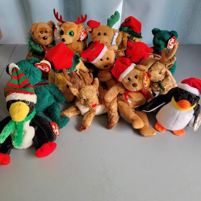 Beanie Babies-Christmas Themed